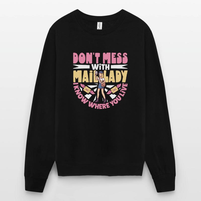 Commis des postes Postlady Postman Post Office Sweat-shirt Unisexe