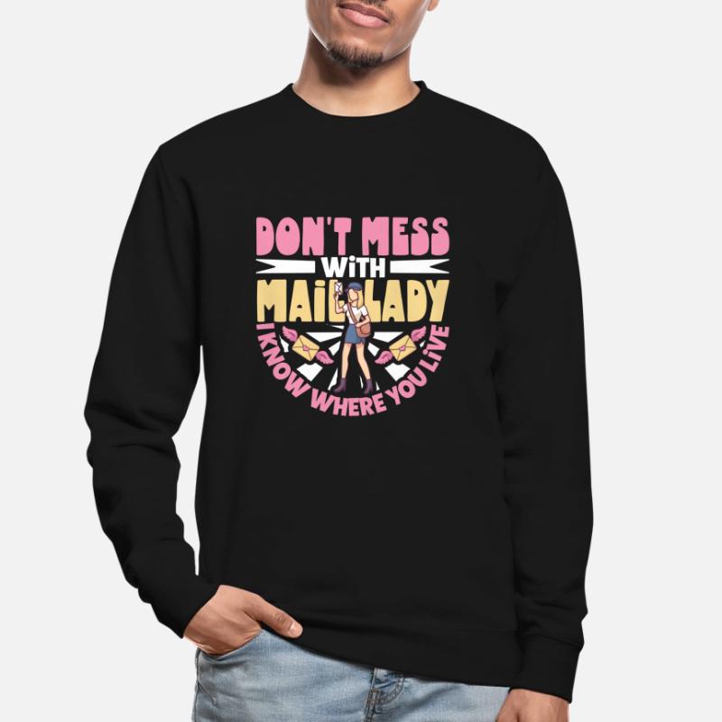 Commis des postes Postlady Postman Post Office Sweat-shirt Unisexe