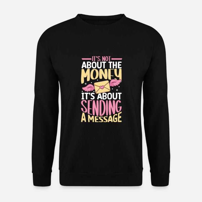 Postangestellte Postdame Postbote Post - Unisex Pullover - Schwarz