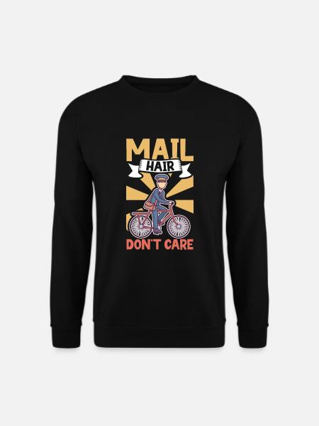 Postangestellte Postdame Postbote Post - Unisex Pullover - Schwarz