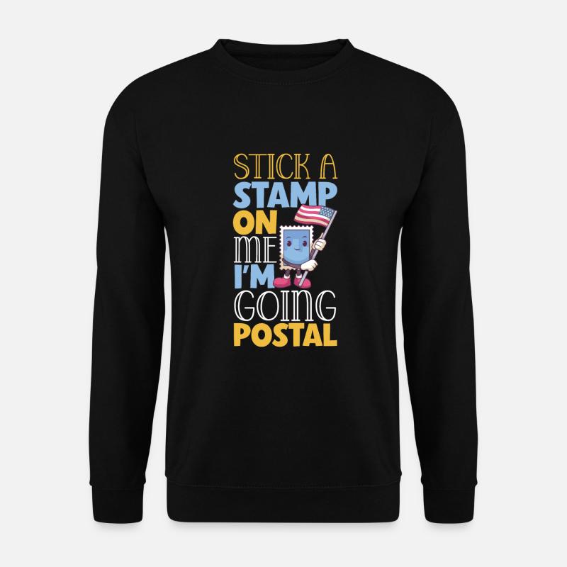 postier courrier dame postier courrier - Sweat-shirt Unisexe - noir