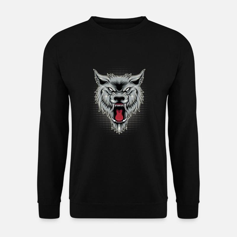 Wolf Wolves Lover Wolf Design - Unisex Sweatshirt - black