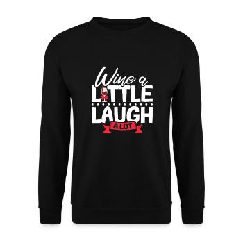 Wine making Wine Maker Wine Lover Wine Fan - Unisex Pullover - Schwarz - Vorne - Alina (178cm) & Michal (187cm)