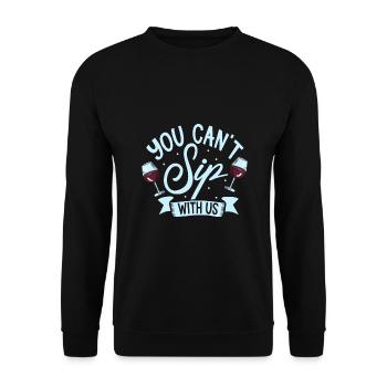 Wine making Wine Maker Wine Lover Wine Fan - Unisex Pullover - Schwarz - Vorne - Alina (178cm) & Michal (187cm)