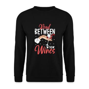 Wine making Wine Maker Wine Lover Wine Fan - Unisex Pullover - Schwarz - Vorne - Alina (178cm) & Michal (187cm)