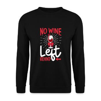 Vinification Vigneron Amateur de vin Amateur de vin - Sweat-shirt Unisexe - noir - Devant - Alina (178cm) & Michal (187cm)