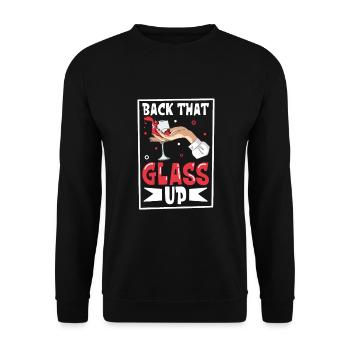 Wine making Wine Maker Wine Lover Wine Fan - Unisex Pullover - Schwarz - Vorne - Alina (178cm) & Michal (187cm)