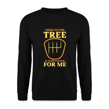 Cars With 6-speed gear knob car enthusiasts - Unisex Sweatshirt - black - Front - Alina (178cm) & Michal (187cm)