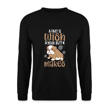 french bulldog english bulldog dog lover bulldog - Unisex Pullover - Schwarz - Vorne - Alina (178cm) & Michal (187cm)