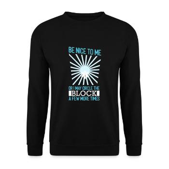 Sanitäter Erster Responder Krankenwagenfahrer - Unisex Pullover - Schwarz - Vorne - Alina (178cm) & Michal (187cm)