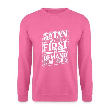 Hexe Okkult Gothic Dunkel Satanisch Unheilige - Unisex Pullover - Pink - Vorne