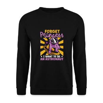 Astronaute Astronomie Système solaire Space Kids - Sweat-shirt Unisexe - noir - Devant - Alina (178cm) & Michal (187cm)
