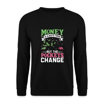 Börsenhändler Forex Trader Investor Trading - Unisex Pullover - Schwarz - Vorne - Alina (178cm) & Michal (187cm)