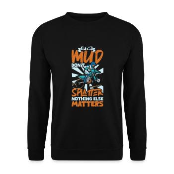 Dirt Bike Dirt Bike Riding Motocross Dirt Biking - Unisex Pullover - Schwarz - Vorne - Alina (178cm) & Michal (187cm)