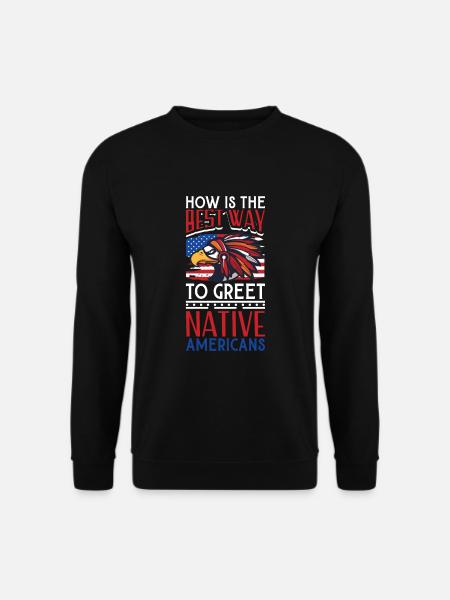 Indian Aborigines History of the Indigenous People - Unisex Sweatshirt - black