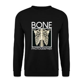 RAD TECH X-RAY TECH RADIOLOGY TECH RADIOLOGY TECH - Unisex Sweatshirt - black - Front - Alina (178cm) & Michal (187cm)
