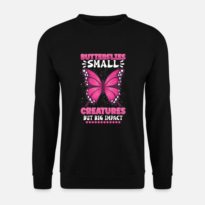 Insecte papillon monarque Monarque Habitat - Sweat-shirt Unisexe - noir