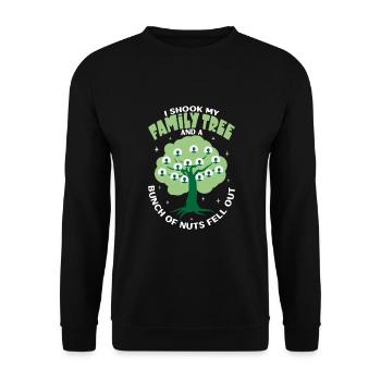 Arbre généalogique Historien de la famille Généalogie Généalogiste - Sweat-shirt Unisexe - noir - Devant - Alina (178cm) & Michal (187cm)
