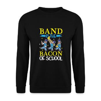 Musique de répétition de l’école clarinettiste de fanfare - Sweat-shirt Unisexe - noir - Devant - Alina (178cm) & Michal (187cm)