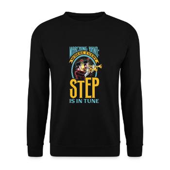Musique de répétition de l’école clarinettiste de fanfare - Sweat-shirt Unisexe - noir - Devant - Alina (178cm) & Michal (187cm)