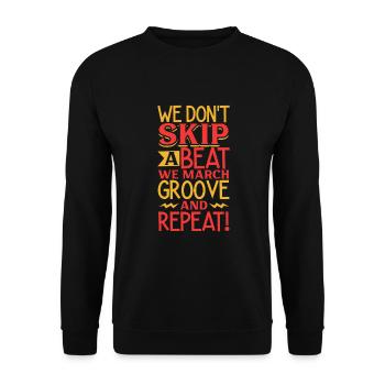 Musique de répétition de l’école clarinettiste de fanfare - Sweat-shirt Unisexe - noir - Devant - Alina (178cm) & Michal (187cm)