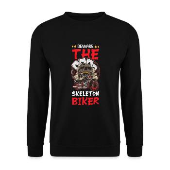 Poker Casino Joueur de poker Jeu de roulette - Sweat-shirt Unisexe - noir - Devant - Alina (178cm) & Michal (187cm)