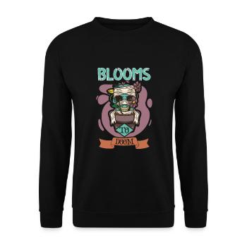 Horror Garden Gardener Zombie Plant Gardening - Unisex Sweatshirt - black - Front - Alina (178cm) & Michal (187cm)