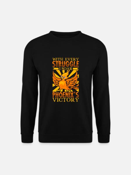 Phoenix Bird Mythical Creatures - Unisex Sweatshirt - black
