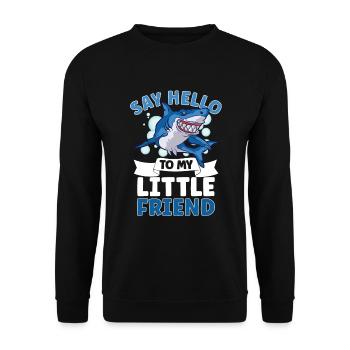 Shark Ocean Predator Plongée sous-marine - Sweat-shirt Unisexe - noir - Devant - Alina (178cm) & Michal (187cm)