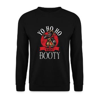 Corbeau Pirate Bateau Pirate Pirate Pirate Capitaine Pirate - Sweat-shirt Unisexe - noir - Devant - Alina (178cm) & Michal (187cm)