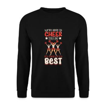 Tenue de pom-pom girl - Sweat-shirt Unisexe - noir - Devant - Alina (178cm) & Michal (187cm)