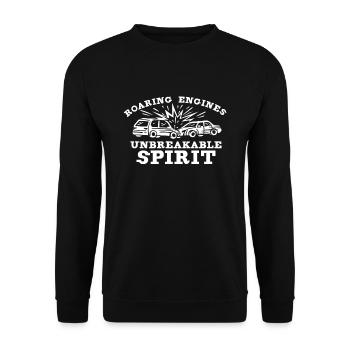 Demo Derby Demolition Derby Demolition Derby - Unisex Sweatshirt - black - Front - Alina (178cm) & Michal (187cm)