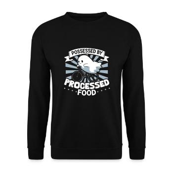 Bodybuilding Powerlifting Gewichtheben Fitness - Unisex Pullover - Schwarz - Vorne - Alina (178cm) & Michal (187cm)