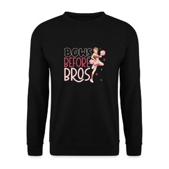 Tenue de pom-pom girl - Sweat-shirt Unisexe - noir - Devant - Alina (178cm) & Michal (187cm)