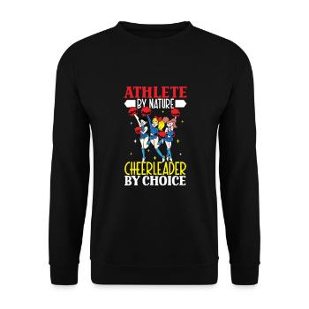 Tenue de pom-pom girl - Sweat-shirt Unisexe - noir - Devant - Alina (178cm) & Michal (187cm)