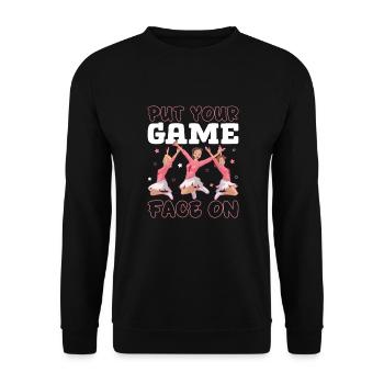 Tenue de pom-pom girl - Sweat-shirt Unisexe - noir - Devant - Alina (178cm) & Michal (187cm)