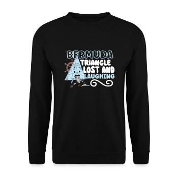 Mysterious enforced disappearances in the Bermuda Triangle - Unisex Sweatshirt - black - Front - Alina (178cm) & Michal (187cm)