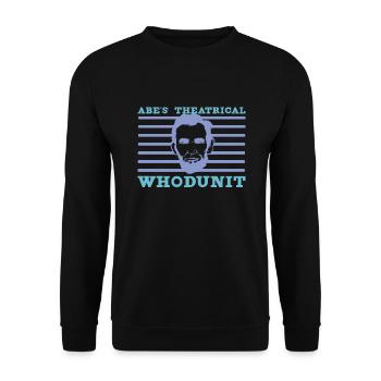 Abraham Lincoln Theater Theatre US History - Unisex Sweatshirt - black - Front - Alina (178cm) & Michal (187cm)