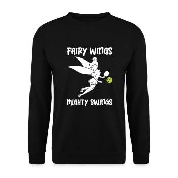 Pickleball Player Pickleball Paddle Pickleball - Unisex Sweatshirt - black - Front - Alina (178cm) & Michal (187cm)