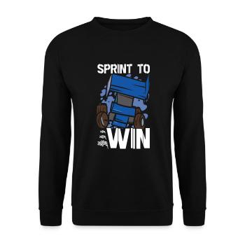 Sprint Car Mom Dirt Track Racing Renntag - Unisex Pullover - Schwarz - Vorne - Alina (178cm) & Michal (187cm)