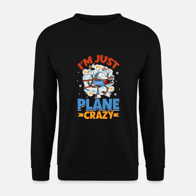 Pilot Aviation Airplane Airline Future Pilots - Unisex Pullover - Schwarz