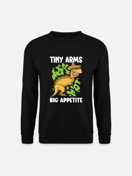 T-rex Taco Liebhaber Mexikanisches Essen - Unisex Pullover - Schwarz