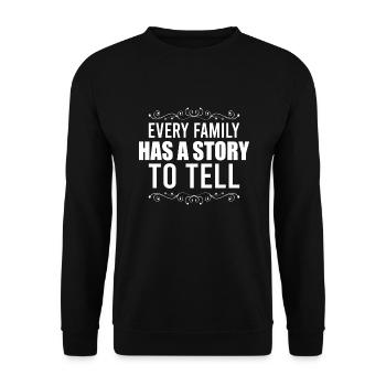 Arbre généalogique Historien de la famille Généalogie Généalogiste - Sweat-shirt Unisexe - noir - Devant - Alina (178cm) & Michal (187cm)