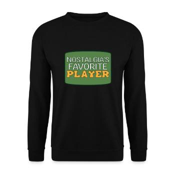 Lustige Retro-gaming-kultur - Unisex Pullover - Schwarz - Vorne - Alina (178cm) & Michal (187cm)