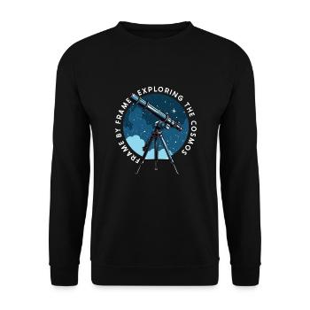 Astrophotographie Astronomy Space Camera - Sweat-shirt Unisexe - noir - Devant - Alina (178cm) & Michal (187cm)