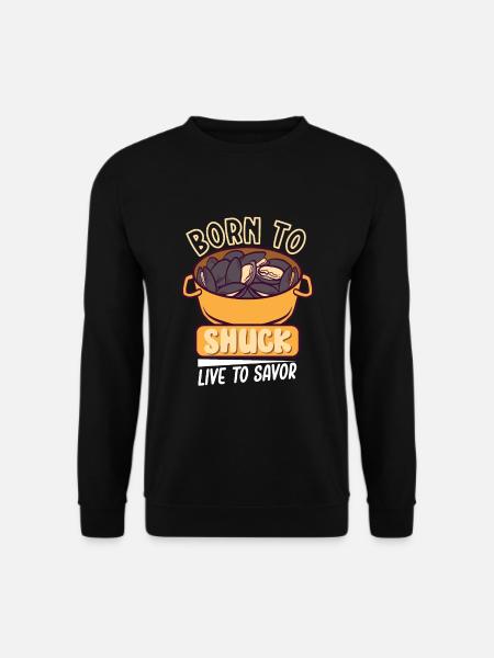 Mussels Seafood Shellfish - Unisex Sweatshirt - black