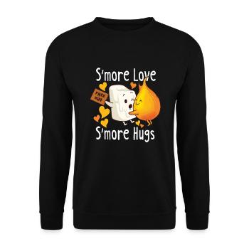 Scout Camping Outdoor Romantisches - Unisex Pullover - Schwarz - Vorne - Alina (178cm) & Michal (187cm)