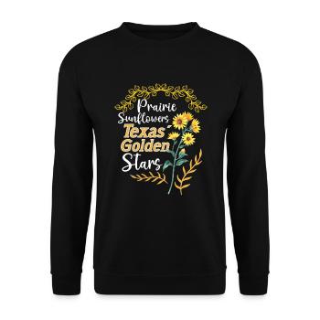Texas Wildflowers Season Fields Flowers Texas - Sweat-shirt Unisexe - noir - Devant - Alina (178cm) & Michal (187cm)