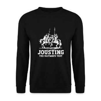 Armure médiévale de la Renaissance Knight Knight - Sweat-shirt Unisexe - noir - Devant - Alina (178cm) & Michal (187cm)