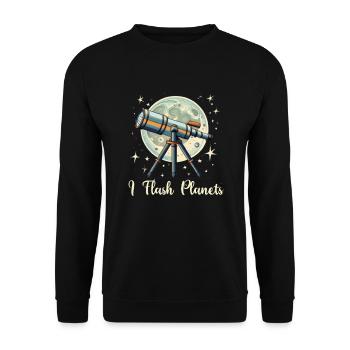 Astrophotographie Astronomy Space Camera - Sweat-shirt Unisexe - noir - Devant - Alina (178cm) & Michal (187cm)